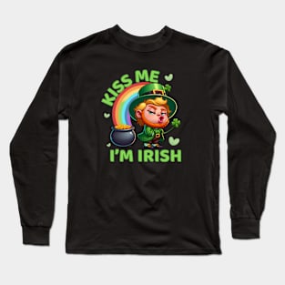 Kiss Me I'm Irish Long Sleeve T-Shirt